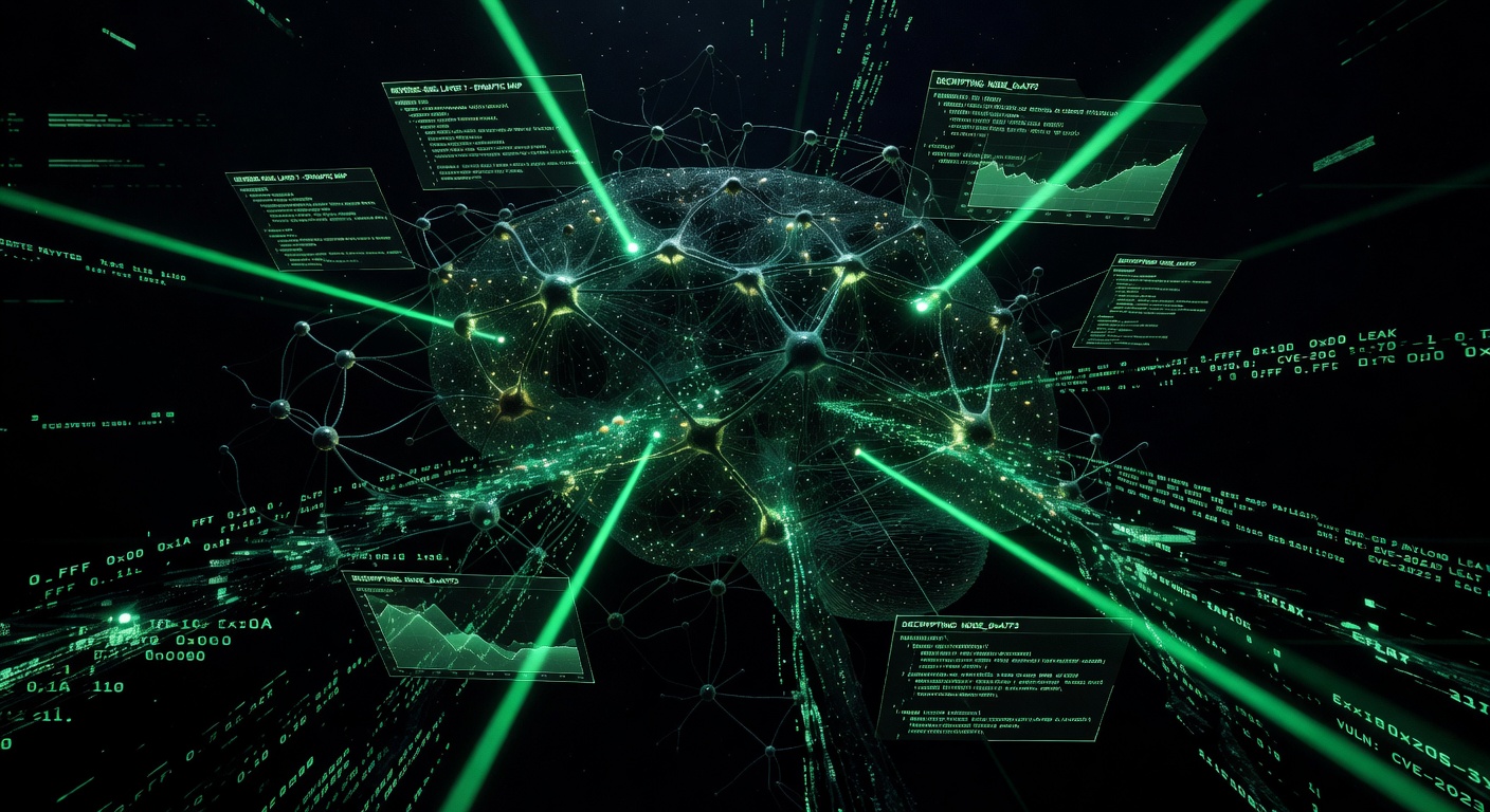 Abstract visualization of model inversion attacks extracting training data